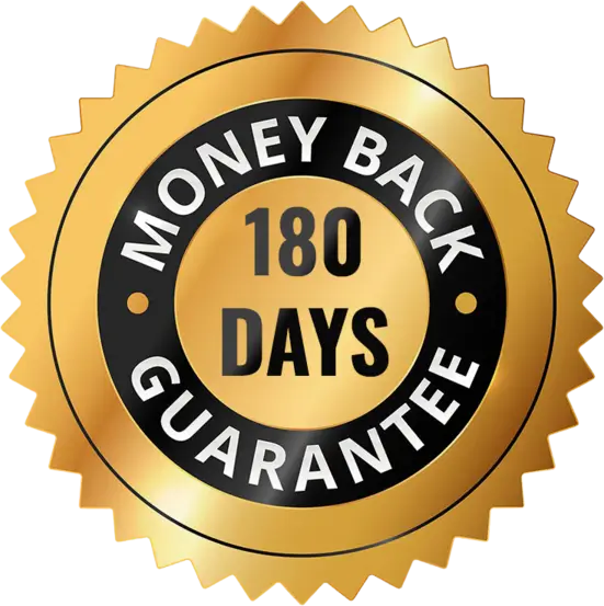 Viril Edge 60-day money-back guarantee badge